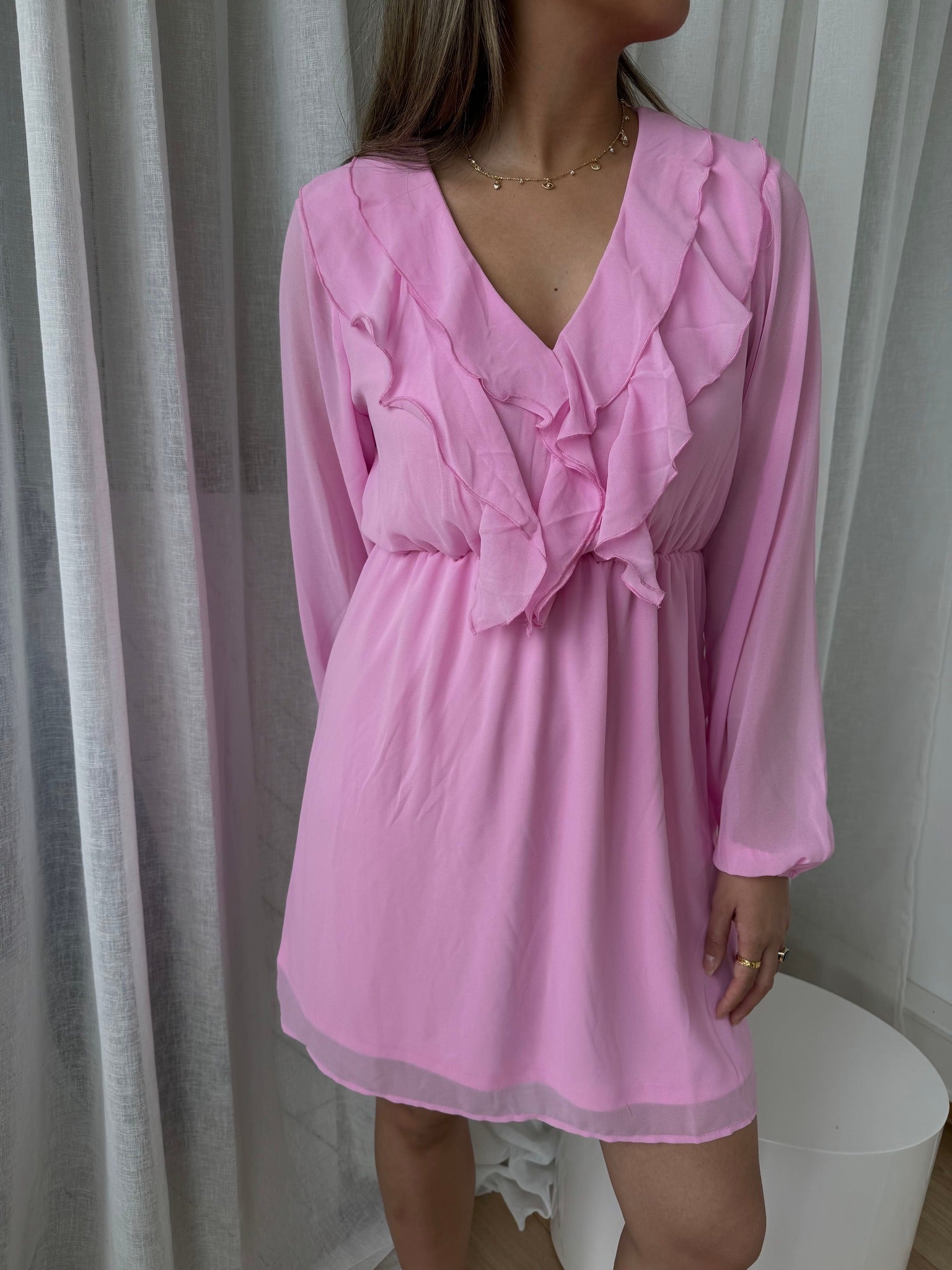 VIANE Short Dress - Bonbon